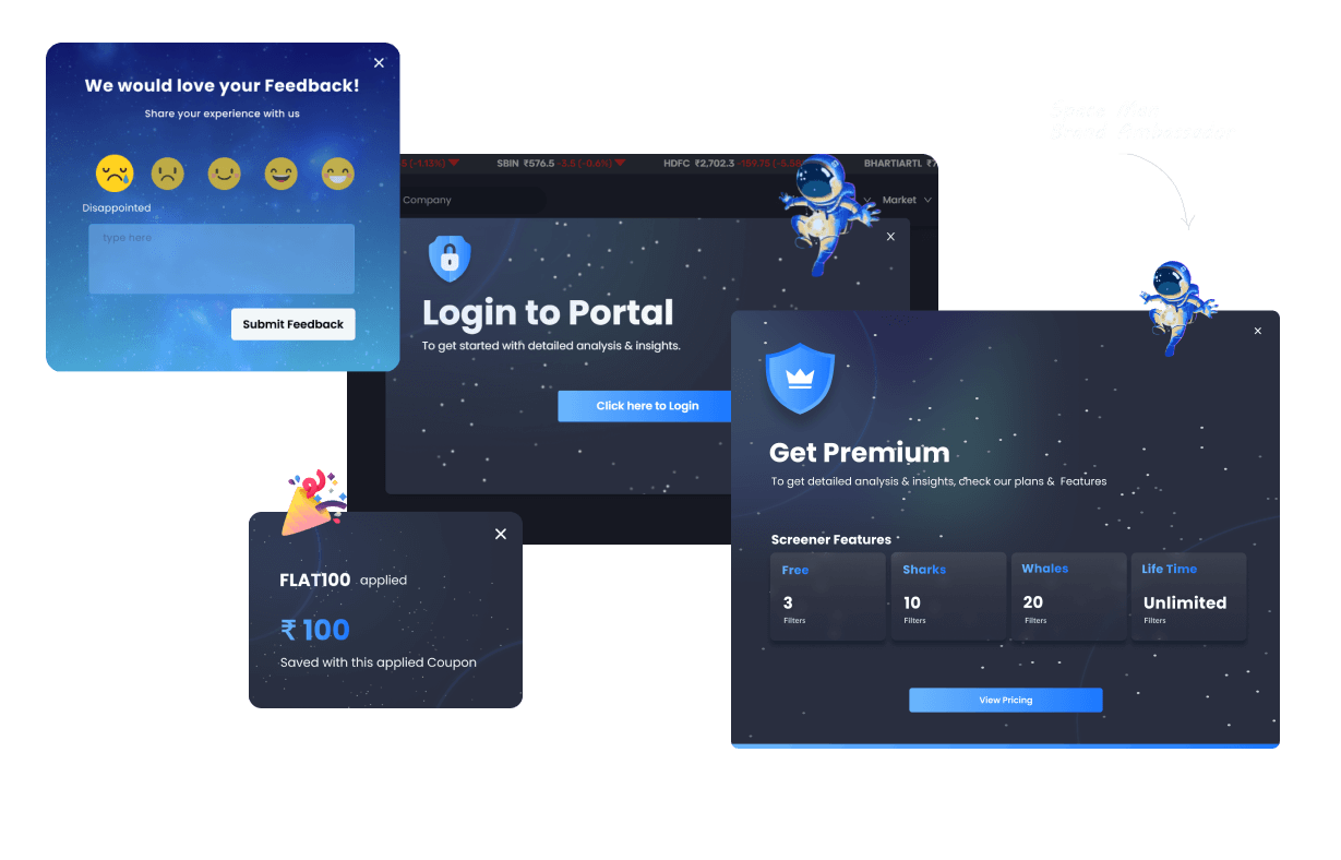 Portal home page illustrations